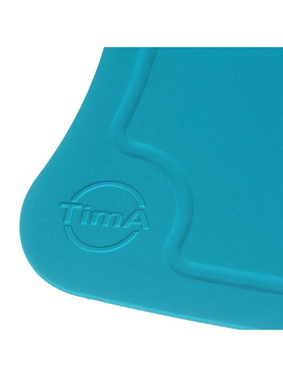 Доска разделочная пластик, 31х21 см, с ручкой, в ассортименте, овальная, TimA, ДРГ-3221