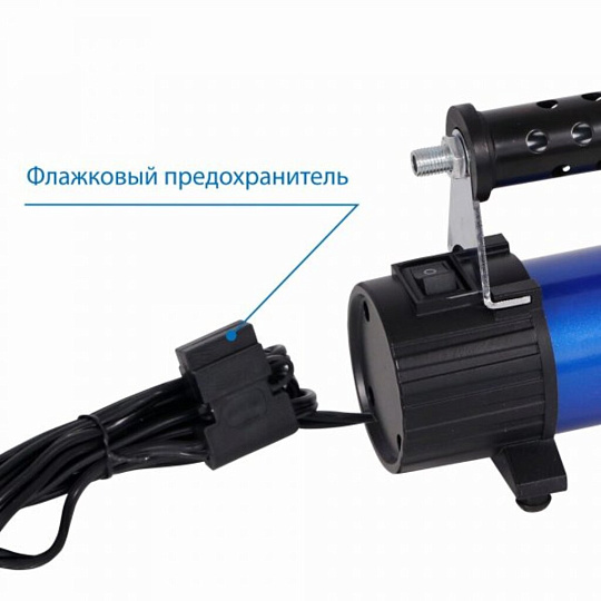 Компрессор автомобильный Goodyear, GY-30L, 30 л/мин, 12 В, 7 атм, 156 Вт, к прикуривателю, съемный резиновый шланг, кейс, GY000114