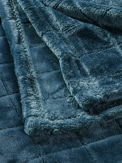 Плед 200х240 см, микрофибра, 100%пэ, Silvano, Берлин, темно-синий