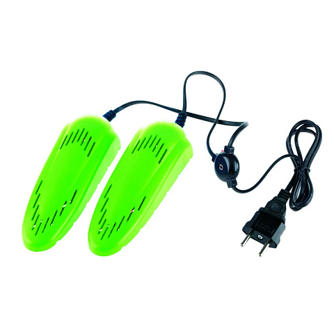 Электрическая сушилка для детской обуви, 10 Вт, 65-80°C, салатовая, Ergolux ELX-SD01-C16