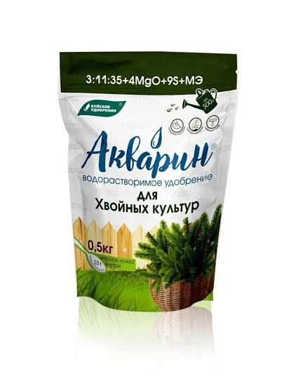 Удобрение Акварин, для хвойных культур, 500 г, БХЗ