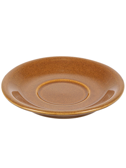 Блюдце фарфор, 15.7 см, Карамель, Daniks, 15БЛ15713