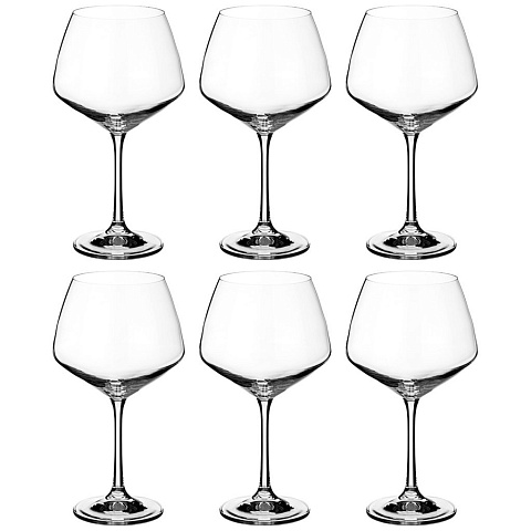 Набор бокалов для вина из 6 шт. giselle 580 мл высота=21 см 674-633