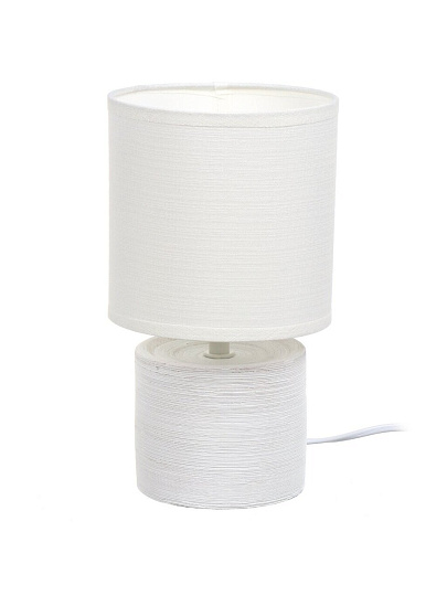 Светильник настольный E14, белый, абажур белый, RL-TL007
