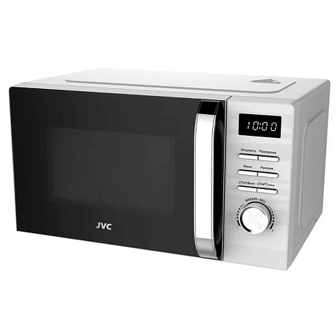 Микроволновая печь JVC, JK-MW260D, 20 л, 700 Вт, электронная, 5 уровней мощности, белая