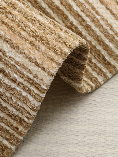 Ковер интерьерный 0.55х0.85 м, Лаос, прямоугольный, без рисунка, песочный, 137 X