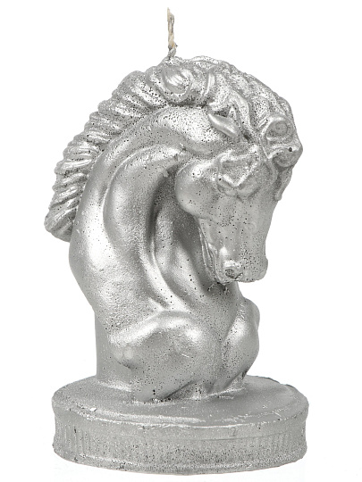 Свеча декоративная ароматическая, 8х6.5 см, столбик, Kukina Raffinata, Символ Года Шахматный конь, 501852