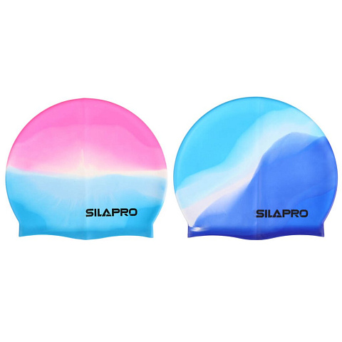 Шапочка для плавания SilaPro, 087-001, силикон, 18х22 см