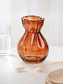 Ваза стекло, настольная, 18х14 см, Future, шоколад - фото 2