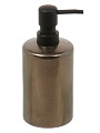 Дозатор для жидкого мыла Бронза/черный, керамика, 7.7x12.4/18 см, BCE1355AA-LD - фото 3