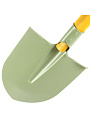 Лопата штыковая, черенок деревянный, с рукояткой, Клевер, окрашенный, Гд - фото 4