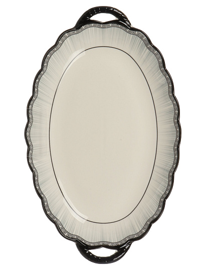 Блюдо керамика, овальное, 31 см, с ручками, RasheL, R-31102