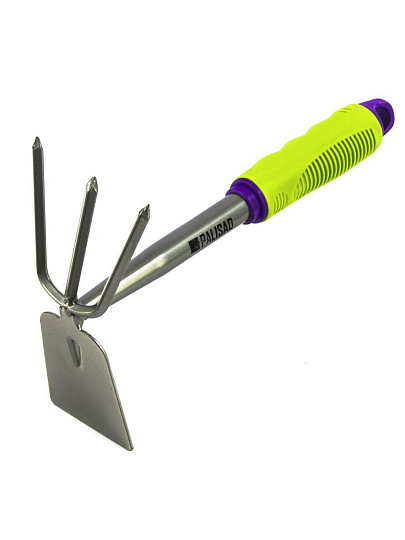 Мотыжка комбинированная, сталь, 80 х 280 мм, черенок пластиковый, Palisad, Connect