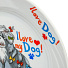 Тарелка керамика, Голубка Мой любимый пес, 17.5 см, Добрушский фарфоровый завод, 8С0793Ф34 - фото 2