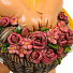 Фигурка садовая Девочка с корзиной цветов, 48 см, полистоун, F506 - фото 3