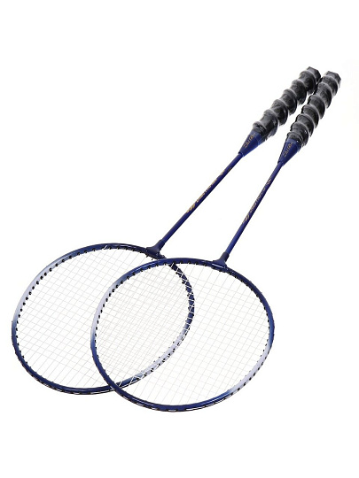 Ракетки для бадминтона 2 шт, 63х19 см, чехол, в ассортименте, Y9-302
