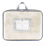 Плед Verossa полутораспальный (150х190 см) хлопок, в сумке, цвет льняной - фото 3