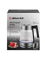 Чайник электрический Brayer, BR1079, 1.8 л, 2200 Вт, скрытый нагревательный элемент, стекло - фото 12