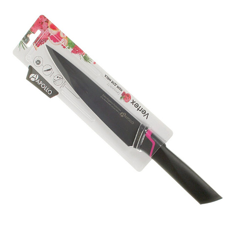 Нож кухонный Apollo, Vertex, для мяса, сталь, 18.5 см, рукоятка пластик, VRX-03
