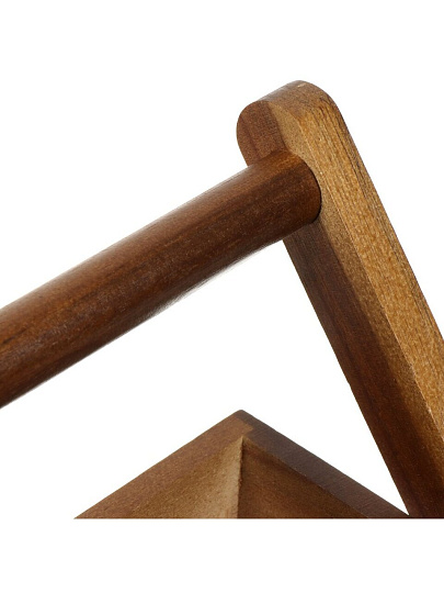 Органайзер кухонный, акация, 27х19х11.5 см, коричневый, Катунь, GR-UB-01