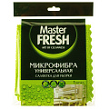 Салфетка бытовая для уборки, микрофибра, 30х30 см, в ассортименте, Master Fresh