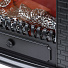 Фонарь декоративный 45х18х56 см, на ножках, USB шнур, АА 3шт, пластик, стекло, черный, Камин, M120010 - фото 5