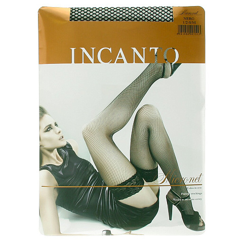 Чулки для женщин, Incanto, Micronet Calze, nero, р. 2