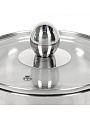 Кастрюля нержавеющая сталь, 1 л, крышка стекло, Daniks, GS-01311-14CA/SD-514, индукция - фото 2