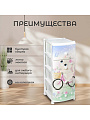 Комод детский 4 ящика, Kitty, 39х47х95 см, Violet, 352143 - фото 4
