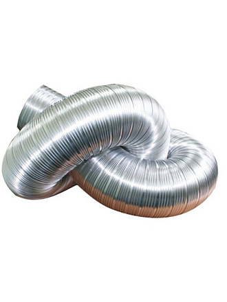 Воздуховод вентиляционый алюминий, диаметр 140 мм, круглый, гофрированный, 3 м, Event