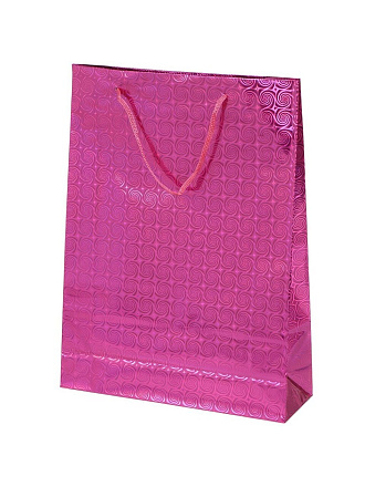 Пакет подарочный бумага, 26х8х34 см, в ассортименте, голографический, Y6-2463