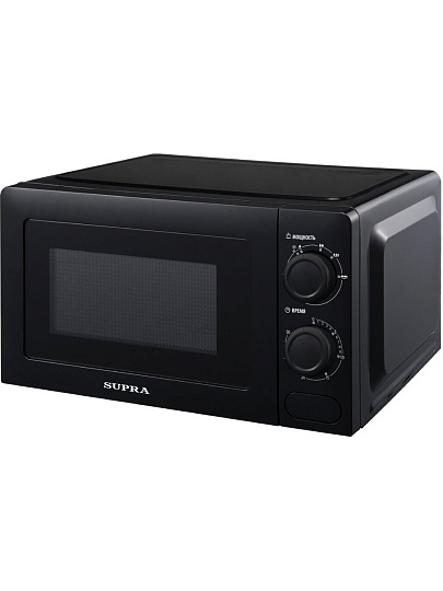 Микроволновая печь Supra, 20MB20, 20 л, 700 Вт, механическая, 5 уровней мощности, черная