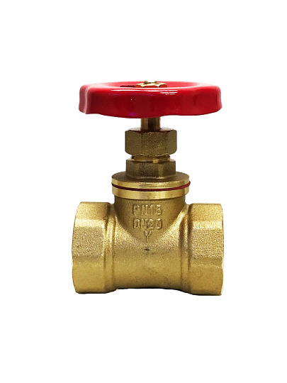 Вентиль г-г, латунь, DN 20, 15Б1п, Ciao, STI