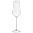 Бокал для шампанского, 230 мл, стекло, 4 шт, Cristal D'Arques, Ultime Bord Or, P7634 - фото 2
