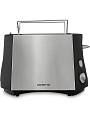 Тостер Polaris, PET 0812А, пластик, 800 Вт, 2 тоста, механический, 6 степеней прожарки, черный матовый