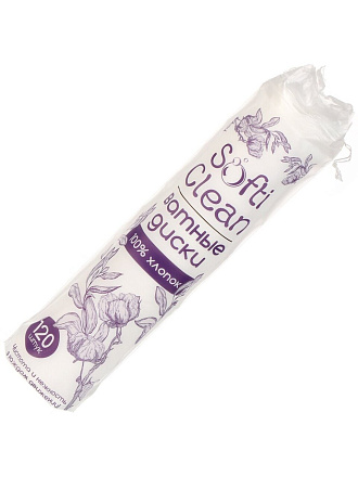 Ватные диски 120 шт, Softi Clean