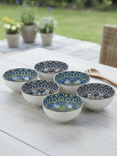 Набор салатников 6 шт, 11х5.5 см, 250 мл, Восток, B010443