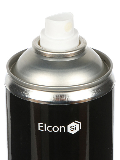 Эмаль аэрозольная, Elcon, универсальная, алкидная, глянцевая, черная, RAL 9005, 520 мл