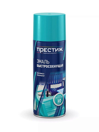 Эмаль аэрозольная, Престиж, универсальная, быстросохнущая, акриловая, полуглянцевая, оранжевая, 520 мл