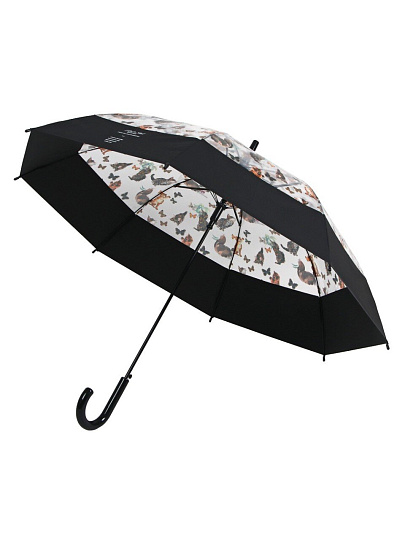 Зонт для женщин, механический, трость, 8 спиц, 100 см, металл, пластик, ПВХ, в ассортименте, 302-402