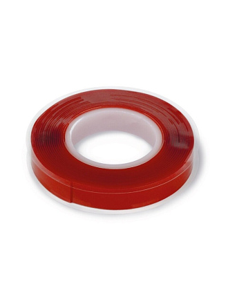 Клейкая лента 12 мм, прозрачная, двухсторонняя, основа акриловая, 3 м, Smartbuy, SBE-DST-12-03-t