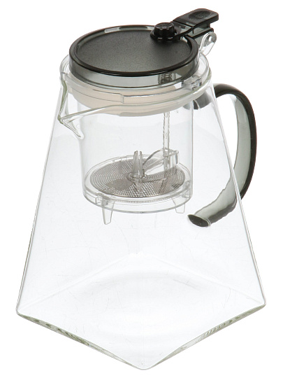 Чайник заварочный стекло, 0.95 л, с ситечком, B050094