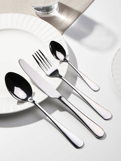 Набор столовых приборов нерж сталь, 16 пр, подар уп, Sirocco, Soho, SCS001