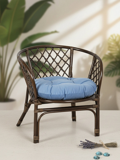 Подушка на сидение кресла Мальдивы, лаванда, к набору 428681