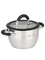 Кастрюля нержавеющая сталь, 1.9 л, крышка стекло, Daniks, Орландо, GS-01435-16CA, серебристая, индукция - фото 9