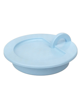 Пробка для ванны MasterProf, резина, 5.6 см, голубая