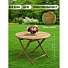 Мебель садовая Green Days, Комфорт, дерево, стол, 100х72 см, 4 стула, 160 кг, DS-DT03-1 - фото 17