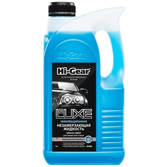 Омыватель стекол Hi-Gear, зимний, -25 °C, 4 л, HG5686
