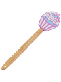 Лопатка кулинарная силикон, бамбук, 30 см, Кекс, B030093 - фото 2