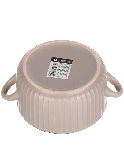 Бульонница керамика, 650 мл, с ручкой, Mounty, Atmosphere, AT-K3443